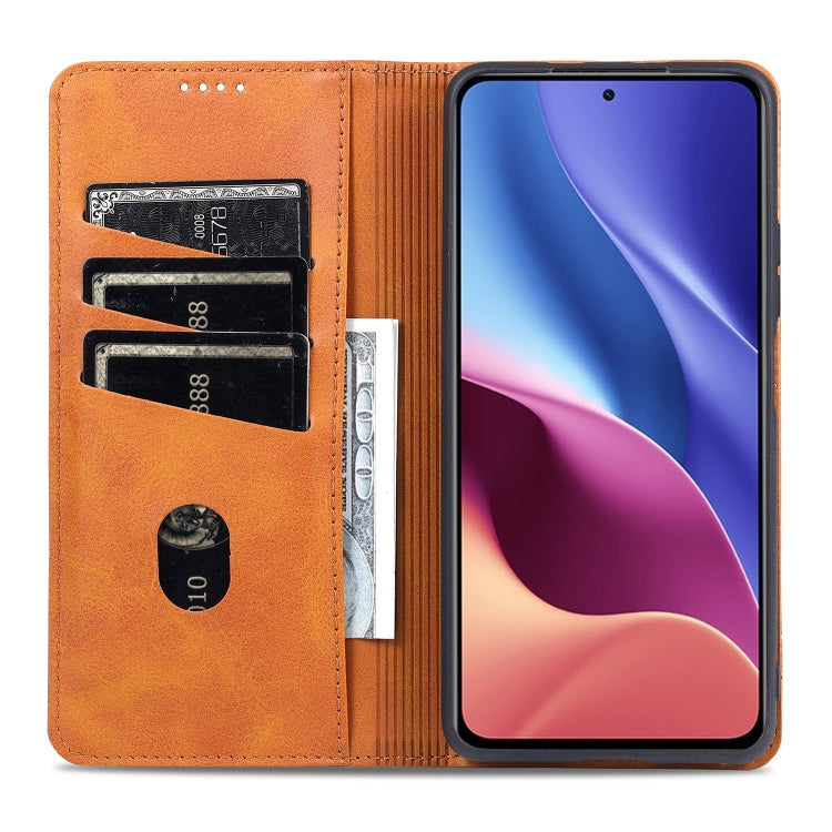AZNS Magnetic Calf Texture Horizontal Flip Leather Case with Card Slots & Holder & Wallet, For Xiaomi Poco F3, For Samsung Galaxy A32 4G AZNS Magnetic Calf Texture Horizontal Flip Leather Case with Card Slots & Holder & Wallet, For Xiaomi Poco F3, For Samsung Galaxy A32 4G