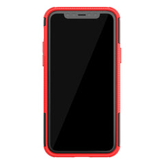Tire Texture TPU + PC Shockproof Case with Holder, For iPhone 11 Pro, For iPhone 11