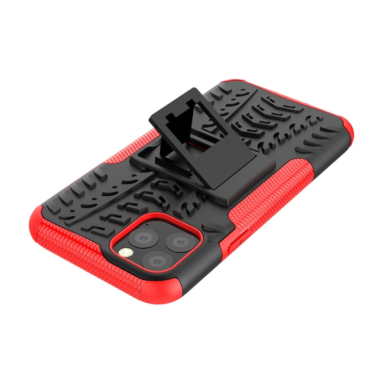 Tire Texture TPU + PC Shockproof Case with Holder, For iPhone 11 Pro, For iPhone 11 Tire Texture TPU + PC Shockproof Case with Holder, For iPhone 11 Pro, For iPhone 11