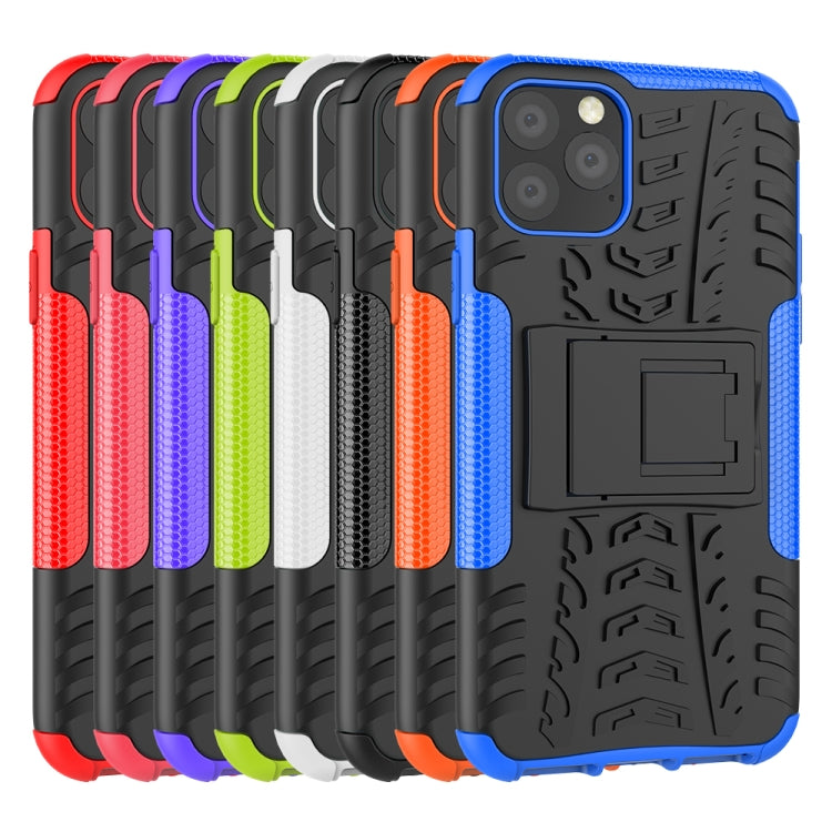 Tire Texture TPU + PC Shockproof Case with Holder, For iPhone 11 Pro, For iPhone 11 Tire Texture TPU + PC Shockproof Case with Holder, For iPhone 11 Pro, For iPhone 11