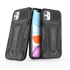 War Chariot Series Armor All-inclusive Shockproof PC + TPU Protective Case with Invisible Holder