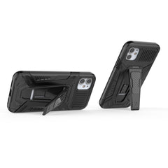 War Chariot Series Armor All-inclusive Shockproof PC + TPU Protective Case with Invisible Holder