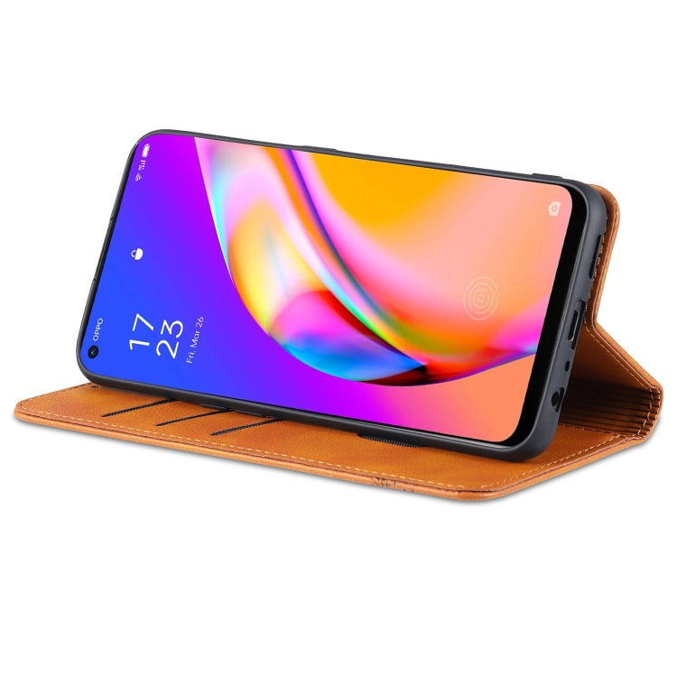 AZNS Magnetic Calf Texture Horizontal Flip Leather Case with Card Slots & Holder & Wallet, For OPPO A94 / F19 Pro / Reno5 Lite, For Xiaomi Mi 11 Ultra AZNS Magnetic Calf Texture Horizontal Flip Leather Case with Card Slots & Holder & Wallet, For OPPO A94 / F19 Pro / Reno5 Lite, For Xiaomi Mi 11 Ultra