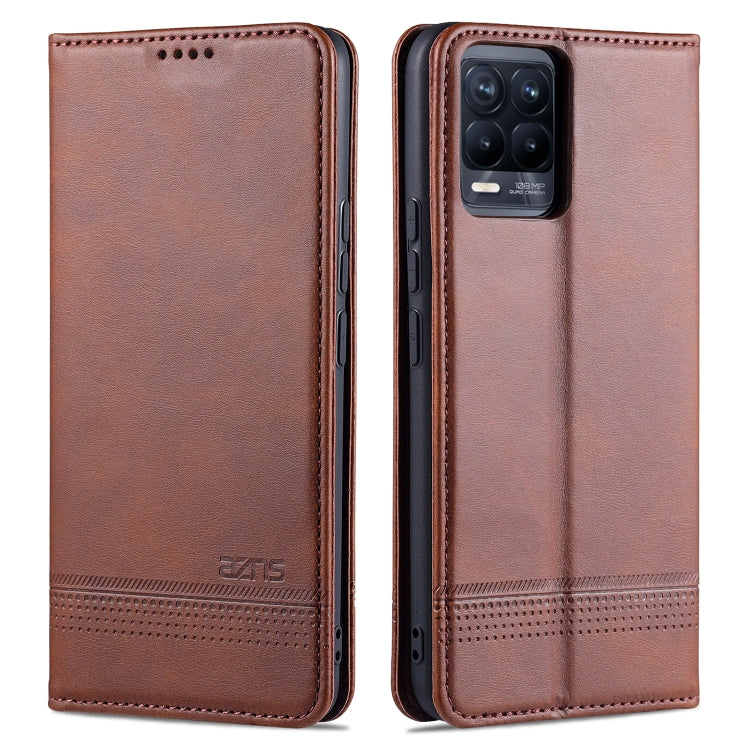 AZNS Magnetic Calf Texture Horizontal Flip Leather Case with Card Slots & Holder & Wallet, For OPPO Realme 8 / 8 Pro, For Xiaomi Mi 11 Pro AZNS Magnetic Calf Texture Horizontal Flip Leather Case with Card Slots & Holder & Wallet, For OPPO Realme 8 / 8 Pro, For Xiaomi Mi 11 Pro