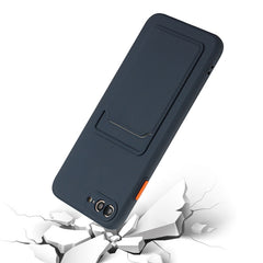 Stoßfeste TPU-Schutzhülle mit Kartensteckplatz-Design, für iPhone 8 & 7, für iPhone 8 Plus & 7 Plus