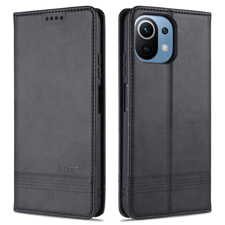 AZNS Magnetic Calf Texture Horizontal Flip Leather Case with Card Slots & Holder & Wallet, For OPPO A54 4G, For OPPO A94 5G, For OPPO A95 5G, For Xiaomi Mi 11 Lite AZNS Magnetic Calf Texture Horizontal Flip Leather Case with Card Slots & Holder & Wallet, For OPPO A54 4G, For OPPO A94 5G, For OPPO A95 5G, For Xiaomi Mi 11 Lite