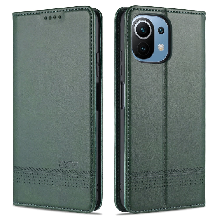 AZNS Magnetic Calf Texture Horizontal Flip Leather Case with Card Slots & Holder & Wallet, For OPPO A54 4G, For OPPO A94 5G, For OPPO A95 5G, For Xiaomi Mi 11 Lite AZNS Magnetic Calf Texture Horizontal Flip Leather Case with Card Slots & Holder & Wallet, For OPPO A54 4G, For OPPO A94 5G, For OPPO A95 5G, For Xiaomi Mi 11 Lite