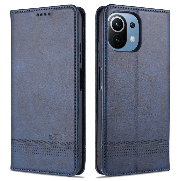 AZNS Magnetic Calf Texture Horizontal Flip Leather Case with Card Slots & Holder & Wallet, For OPPO A54 4G, For OPPO A94 5G, For OPPO A95 5G, For Xiaomi Mi 11 Lite AZNS Magnetic Calf Texture Horizontal Flip Leather Case with Card Slots & Holder & Wallet, For OPPO A54 4G, For OPPO A94 5G, For OPPO A95 5G, For Xiaomi Mi 11 Lite