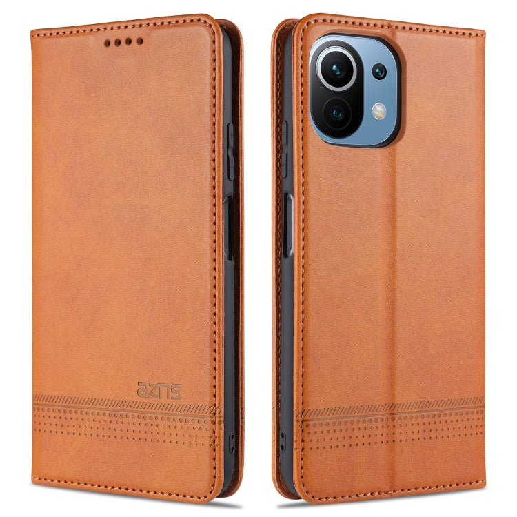 AZNS Magnetic Calf Texture Horizontal Flip Leather Case with Card Slots & Holder & Wallet, For OPPO A54 4G, For OPPO A94 5G, For OPPO A95 5G, For Xiaomi Mi 11 Lite AZNS Magnetic Calf Texture Horizontal Flip Leather Case with Card Slots & Holder & Wallet, For OPPO A54 4G, For OPPO A94 5G, For OPPO A95 5G, For Xiaomi Mi 11 Lite