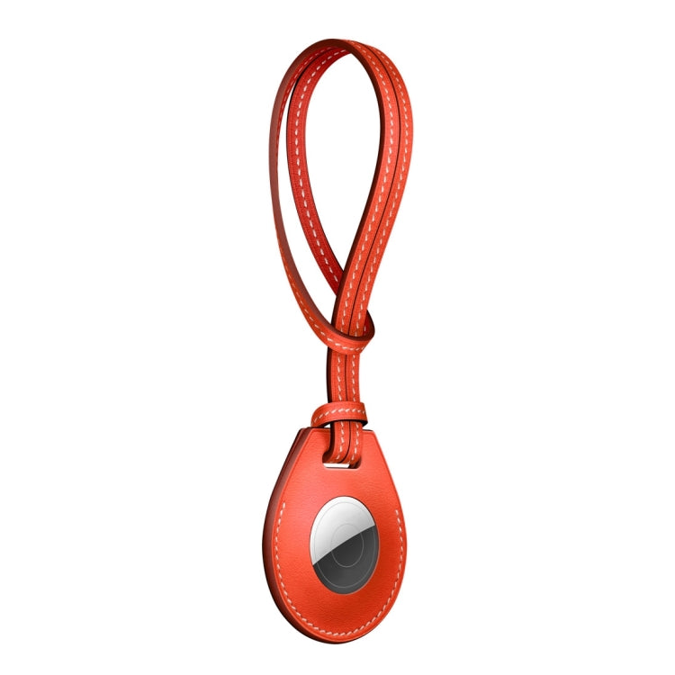 Shockproof Anti-scratch Leather Protective Case Cover with Hang Loop For AirTag, Bag Decoration Accessories, Keychain Shockproof Anti-scratch Leather Protective Case Cover with Hang Loop For AirTag, Bag Decoration Accessories, Keychain