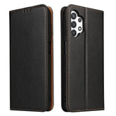 Fierre Shann PU Genuine Leather Texture Horizontal Flip Leather Case with Holder & Card Slots & Wallet, For Samsung Galaxy A32 5G, For Samsung Galaxy A72 5G, For Samsung Galaxy A52 5G