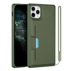 Armor Shockproof TPU + PC Hard Case with Card Slot Holder Funtion, For iPhone 11 Pro Max