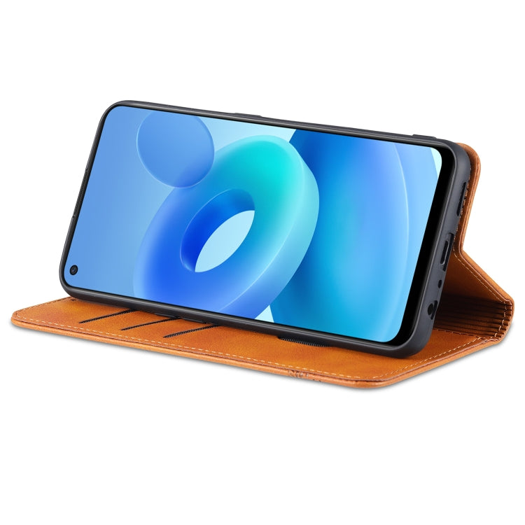 AZNS Magnetic Calf Texture Horizontal Flip Leather Case with Card Slots & Holder & Wallet, For OPPO A74 4G / F19 AZNS Magnetic Calf Texture Horizontal Flip Leather Case with Card Slots & Holder & Wallet, For OPPO A74 4G / F19