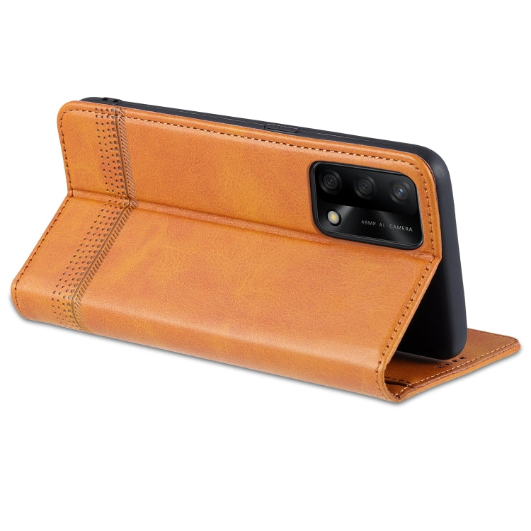AZNS Magnetic Calf Texture Horizontal Flip Leather Case with Card Slots & Holder & Wallet, For OPPO A74 4G / F19 AZNS Magnetic Calf Texture Horizontal Flip Leather Case with Card Slots & Holder & Wallet, For OPPO A74 4G / F19