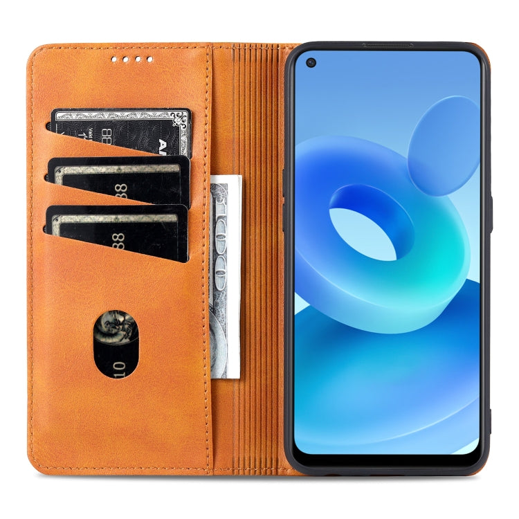 AZNS Magnetic Calf Texture Horizontal Flip Leather Case with Card Slots & Holder & Wallet, For OPPO A74 4G / F19 AZNS Magnetic Calf Texture Horizontal Flip Leather Case with Card Slots & Holder & Wallet, For OPPO A74 4G / F19