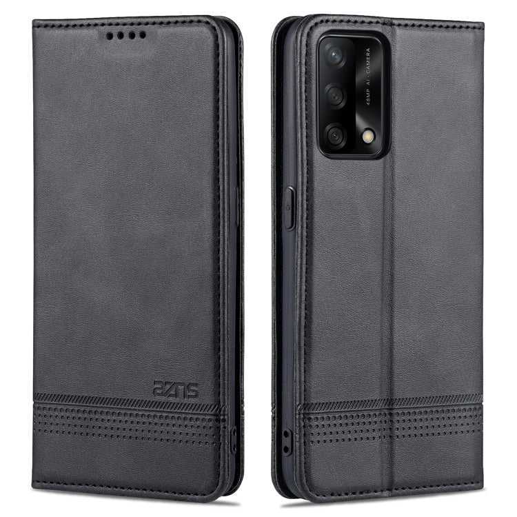 AZNS Magnetic Calf Texture Horizontal Flip Leather Case with Card Slots & Holder & Wallet, For OPPO A74 4G / F19 AZNS Magnetic Calf Texture Horizontal Flip Leather Case with Card Slots & Holder & Wallet, For OPPO A74 4G / F19