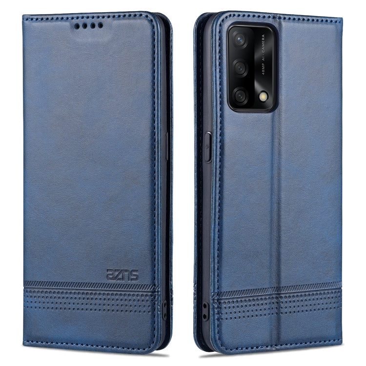 AZNS Magnetic Calf Texture Horizontal Flip Leather Case with Card Slots & Holder & Wallet, For OPPO A74 4G / F19 AZNS Magnetic Calf Texture Horizontal Flip Leather Case with Card Slots & Holder & Wallet, For OPPO A74 4G / F19