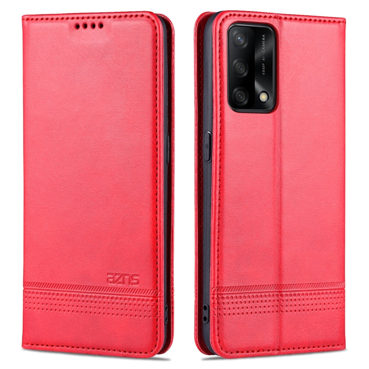 AZNS Magnetic Calf Texture Horizontal Flip Leather Case with Card Slots & Holder & Wallet, For OPPO A74 4G / F19 AZNS Magnetic Calf Texture Horizontal Flip Leather Case with Card Slots & Holder & Wallet, For OPPO A74 4G / F19