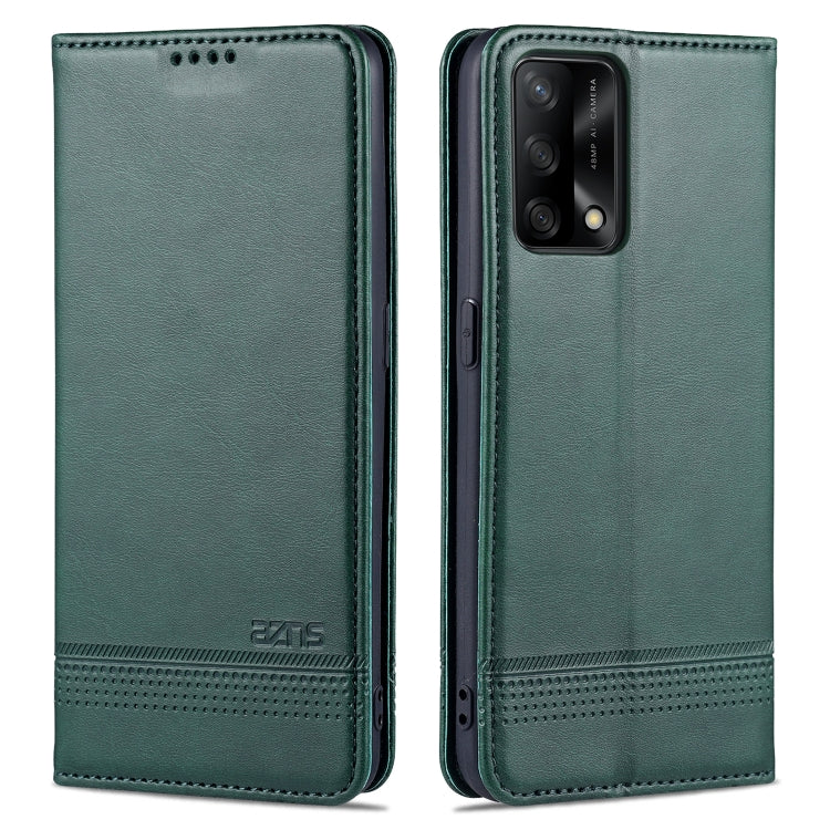 AZNS Magnetic Calf Texture Horizontal Flip Leather Case with Card Slots & Holder & Wallet, For OPPO A74 4G / F19 AZNS Magnetic Calf Texture Horizontal Flip Leather Case with Card Slots & Holder & Wallet, For OPPO A74 4G / F19