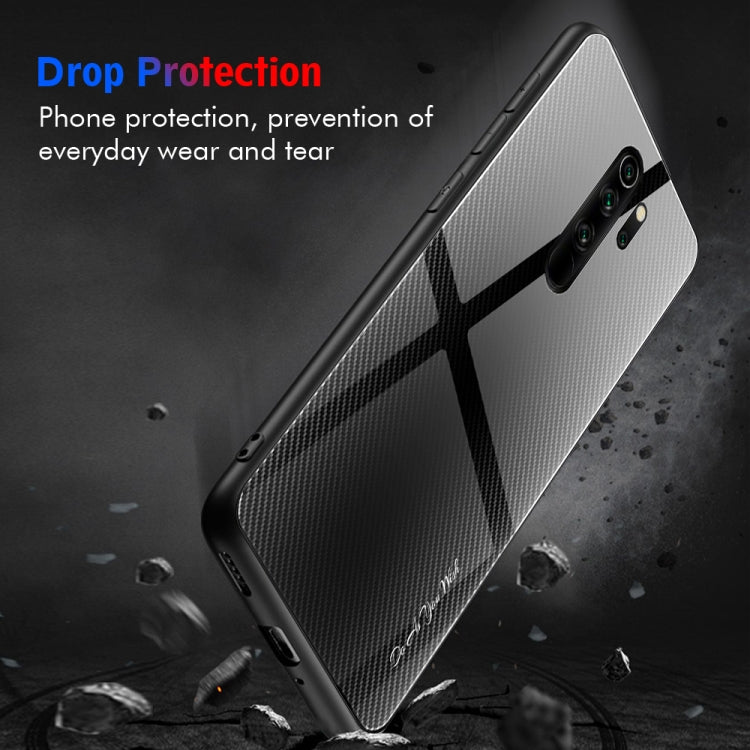 Carbon Fiber Texture Gradient Color Glass Case, For Xiaomi Redmi Note 8 Pro, For Xiaomi Redmi Note 8, For iPhone 11 Pro Max, For iPhone 11 Carbon Fiber Texture Gradient Color Glass Case, For Xiaomi Redmi Note 8 Pro, For Xiaomi Redmi Note 8, For iPhone 11 Pro Max, For iPhone 11