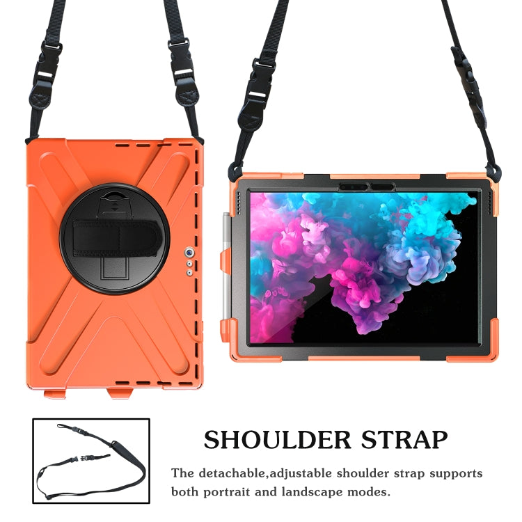 Shockproof Colorful Silicone + PC Protective Case with Holder & Hand Strap & Pen Slot Shockproof Colorful Silicone + PC Protective Case with Holder & Hand Strap & Pen Slot