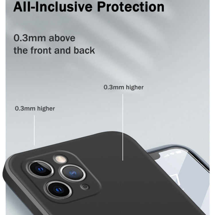 Solid Color Imitation Liquid Silicone Straight Edge Dropproof Full Coverage Protective Case, For iPhone 11 Pro, For iPhone 11 Pro Max Solid Color Imitation Liquid Silicone Straight Edge Dropproof Full Coverage Protective Case, For iPhone 11 Pro, For iPhone 11 Pro Max