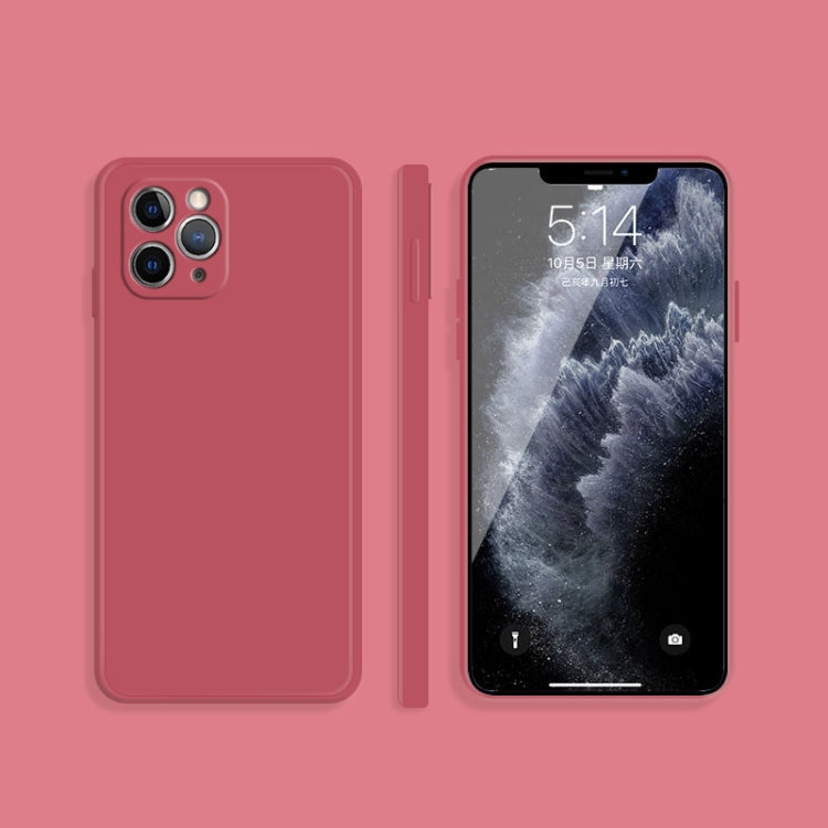 Solid Color Imitation Liquid Silicone Straight Edge Dropproof Full Coverage Protective Case, For iPhone 11 Pro, For iPhone 11 Pro Max Solid Color Imitation Liquid Silicone Straight Edge Dropproof Full Coverage Protective Case, For iPhone 11 Pro, For iPhone 11 Pro Max