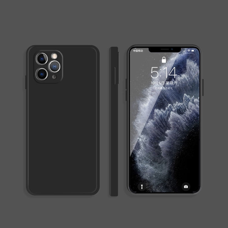 Solid Color Imitation Liquid Silicone Straight Edge Dropproof Full Coverage Protective Case, For iPhone 11 Pro, For iPhone 11 Pro Max Solid Color Imitation Liquid Silicone Straight Edge Dropproof Full Coverage Protective Case, For iPhone 11 Pro, For iPhone 11 Pro Max