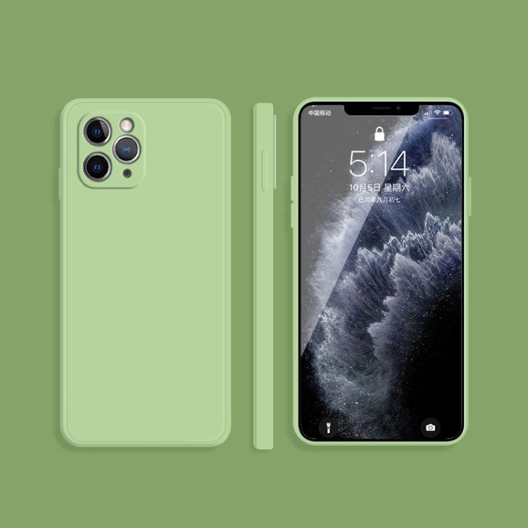 Solid Color Imitation Liquid Silicone Straight Edge Dropproof Full Coverage Protective Case, For iPhone 11 Pro, For iPhone 11 Pro Max Solid Color Imitation Liquid Silicone Straight Edge Dropproof Full Coverage Protective Case, For iPhone 11 Pro, For iPhone 11 Pro Max