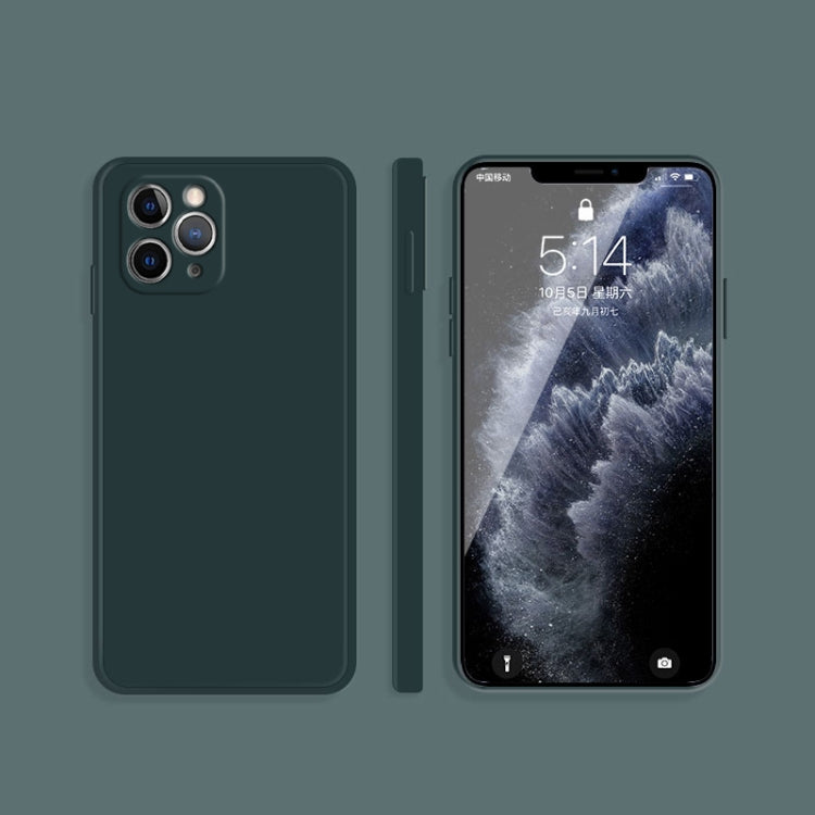 Solid Color Imitation Liquid Silicone Straight Edge Dropproof Full Coverage Protective Case, For iPhone 11 Pro, For iPhone 11 Pro Max Solid Color Imitation Liquid Silicone Straight Edge Dropproof Full Coverage Protective Case, For iPhone 11 Pro, For iPhone 11 Pro Max