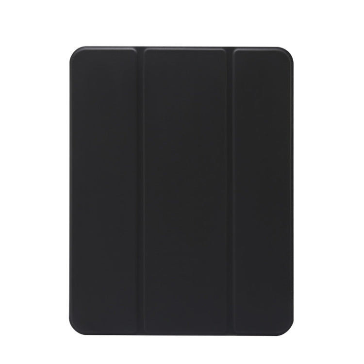 Funda de piel sintética transparente con tapa horizontal, tres pliegues, con textura de piel prensada eléctrica, a prueba de golpes, con soporte, ranura para bolígrafo y función de suspensión/activación, para iPad Pro 11 (2021) Funda de piel sintética transparente con tapa horizontal, tres pliegues, con textura de piel prensada eléctrica, a prueba de golpes, con soporte, ranura para bolígrafo y función de suspensión/activación, para iPad Pro 11 (2021)