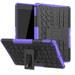 Tire Texture TPU + PC Shockproof Case with Holder, For iPad 10.2