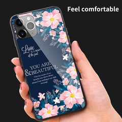 Colorful Painted Glass Case, For iPhone 11