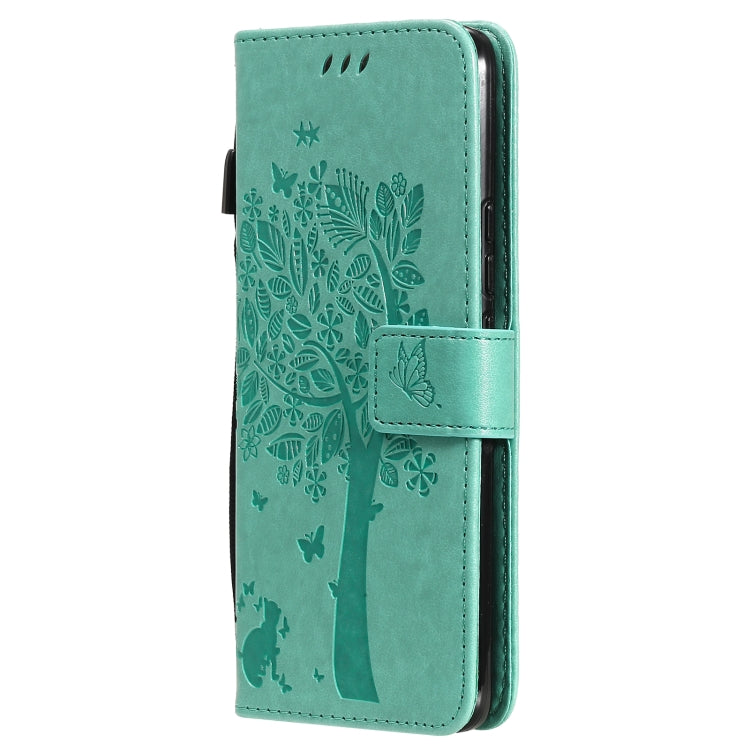 Tree & Cat Pattern Pressed Printing Horizontal Flip PU Leather Case with Holder & Card Slots & Wallet & Lanyard, For OPPO Realme 8 4G / Realme 8 Pro 4G, For OPPO Realme V13 5G / Realme 8 5G Tree & Cat Pattern Pressed Printing Horizontal Flip PU Leather Case with Holder & Card Slots & Wallet & Lanyard, For OPPO Realme 8 4G / Realme 8 Pro 4G, For OPPO Realme V13 5G / Realme 8 5G