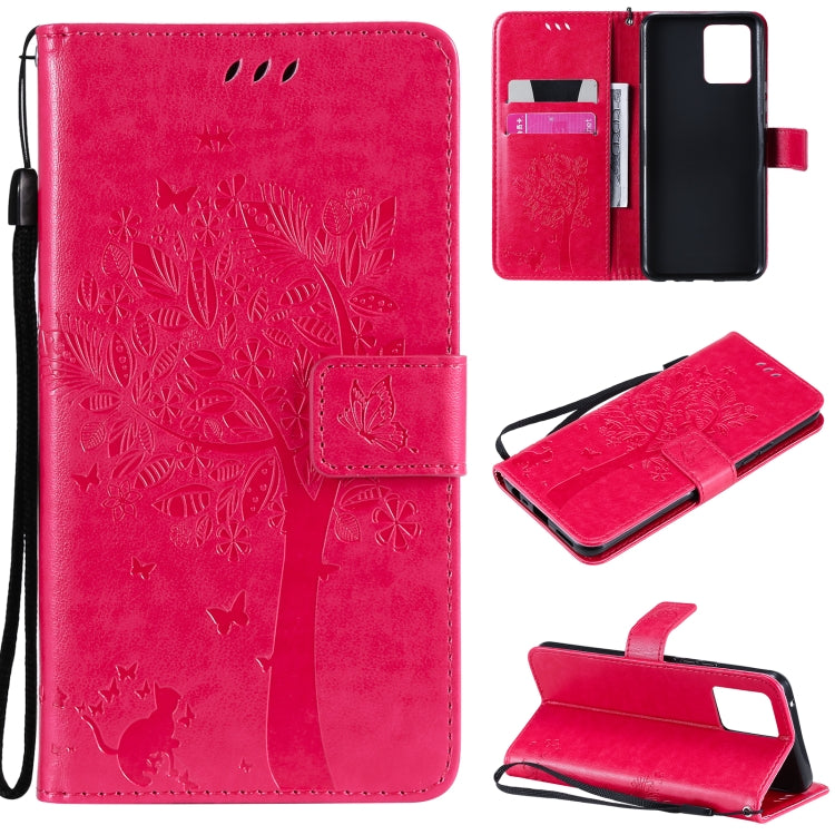 Tree & Cat Pattern Pressed Printing Horizontal Flip PU Leather Case with Holder & Card Slots & Wallet & Lanyard, For OPPO Realme 8 4G / Realme 8 Pro 4G, For OPPO Realme V13 5G / Realme 8 5G Tree & Cat Pattern Pressed Printing Horizontal Flip PU Leather Case with Holder & Card Slots & Wallet & Lanyard, For OPPO Realme 8 4G / Realme 8 Pro 4G, For OPPO Realme V13 5G / Realme 8 5G