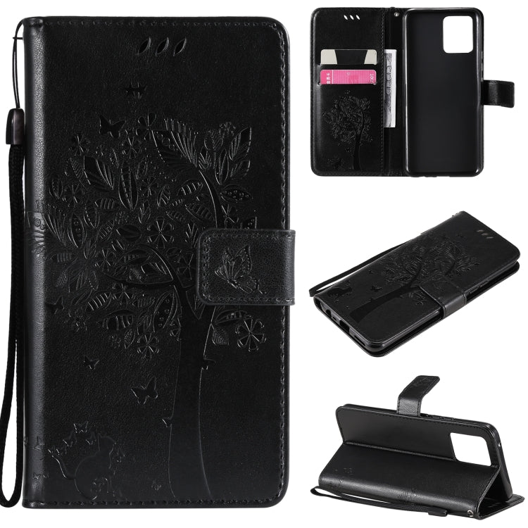 Tree & Cat Pattern Pressed Printing Horizontal Flip PU Leather Case with Holder & Card Slots & Wallet & Lanyard, For OPPO Realme 8 4G / Realme 8 Pro 4G, For OPPO Realme V13 5G / Realme 8 5G Tree & Cat Pattern Pressed Printing Horizontal Flip PU Leather Case with Holder & Card Slots & Wallet & Lanyard, For OPPO Realme 8 4G / Realme 8 Pro 4G, For OPPO Realme V13 5G / Realme 8 5G
