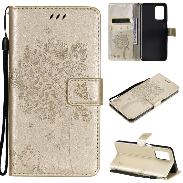 Tree & Cat Pattern Pressed Printing Horizontal Flip PU Leather Case with Holder & Card Slots & Wallet & Lanyard, For OPPO Realme 8 4G / Realme 8 Pro 4G, For OPPO Realme V13 5G / Realme 8 5G Tree & Cat Pattern Pressed Printing Horizontal Flip PU Leather Case with Holder & Card Slots & Wallet & Lanyard, For OPPO Realme 8 4G / Realme 8 Pro 4G, For OPPO Realme V13 5G / Realme 8 5G