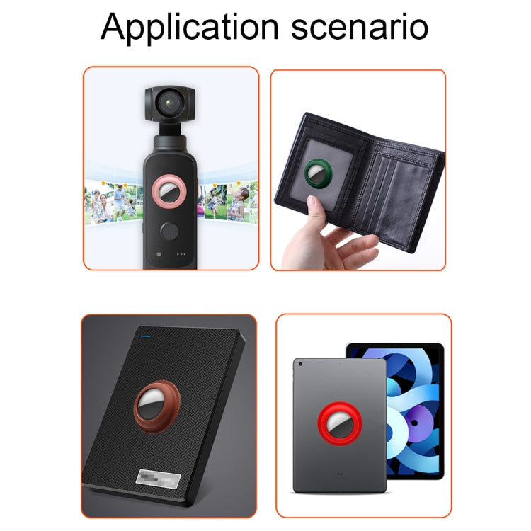 Adsorption Type Anti-scratch Silicone Shockproof Protective Cover Case, For AirTag Adsorption Type Anti-scratch Silicone Shockproof Protective Cover Case, For AirTag