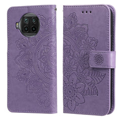 7-petal Flowers Embossing Pattern Horizontal Flip PU Leather Case with Holder & Card Slots & Wallet & Photo Frame, For Xiaomi Mi 10T Lite, For Xiaomi Mi 10T Pro, For Xiaomi Mi 11, For Xiaomi Poco X3/X3 Pro/X3 NFC