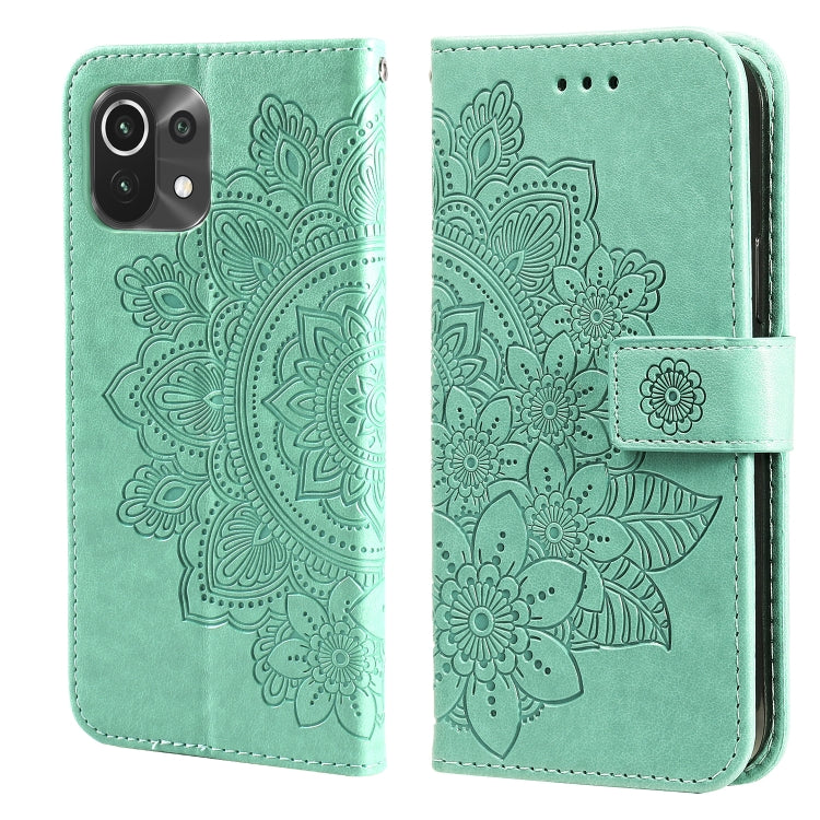 7-petal Flowers Embossing Pattern Horizontal Flip PU Leather Case with Holder & Card Slots & Wallet & Photo Frame, For Xiaomi Mi 11 Ultra, For Xiaomi Mi 11 Lite, For Xiaomi Poco M3 / Redmi Note 9 4G, For Xiaomi Mi 11 Pro 7-petal Flowers Embossing Pattern Horizontal Flip PU Leather Case with Holder & Card Slots & Wallet & Photo Frame, For Xiaomi Mi 11 Ultra, For Xiaomi Mi 11 Lite, For Xiaomi Poco M3 / Redmi Note 9 4G, For Xiaomi Mi 11 Pro