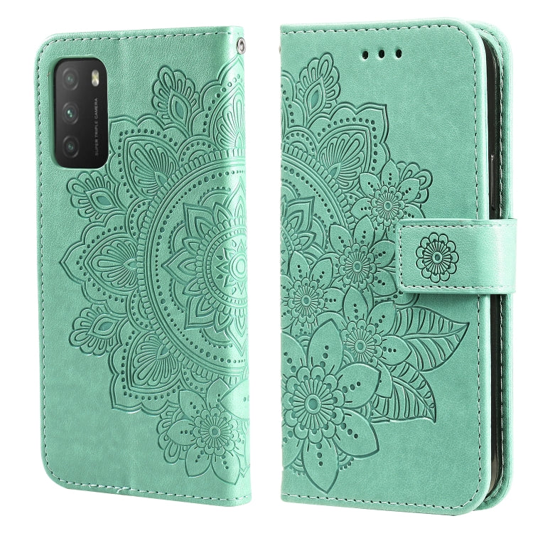 7-petal Flowers Embossing Pattern Horizontal Flip PU Leather Case with Holder & Card Slots & Wallet & Photo Frame, For Xiaomi Mi 11 Ultra, For Xiaomi Mi 11 Lite, For Xiaomi Poco M3 / Redmi Note 9 4G, For Xiaomi Mi 11 Pro 7-petal Flowers Embossing Pattern Horizontal Flip PU Leather Case with Holder & Card Slots & Wallet & Photo Frame, For Xiaomi Mi 11 Ultra, For Xiaomi Mi 11 Lite, For Xiaomi Poco M3 / Redmi Note 9 4G, For Xiaomi Mi 11 Pro