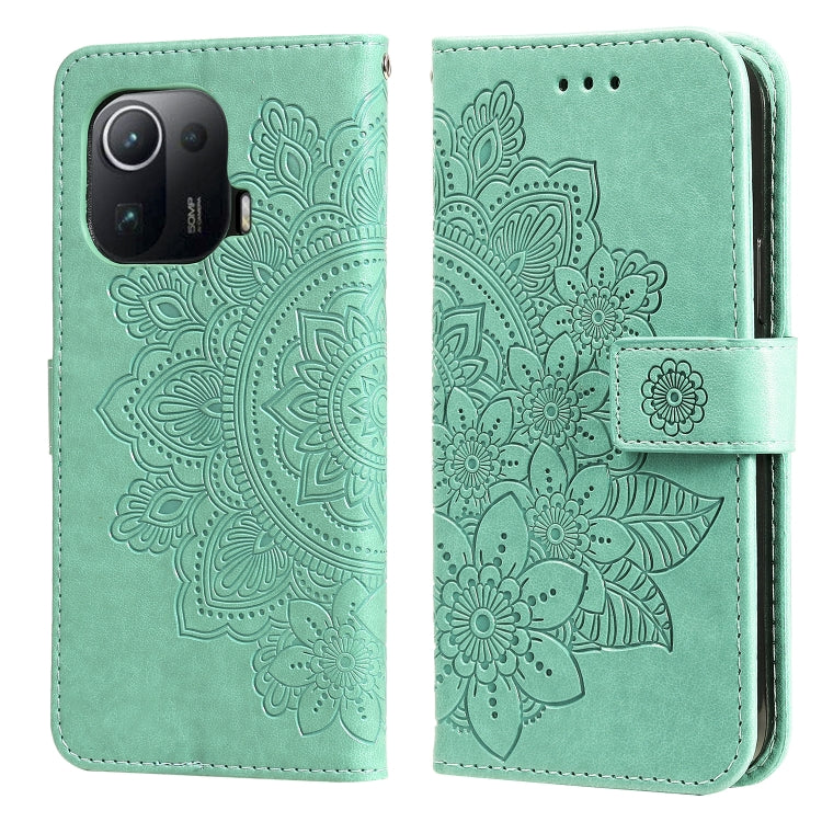 7-petal Flowers Embossing Pattern Horizontal Flip PU Leather Case with Holder & Card Slots & Wallet & Photo Frame, For Xiaomi Mi 11 Ultra, For Xiaomi Mi 11 Lite, For Xiaomi Poco M3 / Redmi Note 9 4G, For Xiaomi Mi 11 Pro 7-petal Flowers Embossing Pattern Horizontal Flip PU Leather Case with Holder & Card Slots & Wallet & Photo Frame, For Xiaomi Mi 11 Ultra, For Xiaomi Mi 11 Lite, For Xiaomi Poco M3 / Redmi Note 9 4G, For Xiaomi Mi 11 Pro