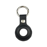 Shockproof Anti-scratch Leather Protective Case Cover Key Chain with Hang Loop For AirTag