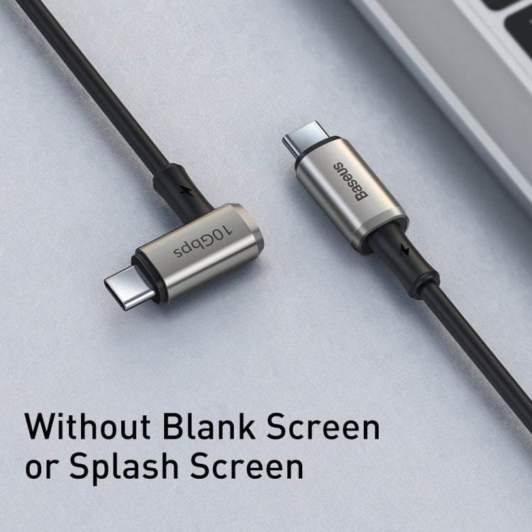 Baseus CATPN-01 100W 5A PD3.1 Gen2 USB-C / Type-C to USB-C / Type-C HD Same Screen Coaxial Hammer Cable, Cable Length: 1.5m Baseus CATPN-01 100W 5A PD3.1 Gen2 USB-C / Type-C to USB-C / Type-C HD Same Screen Coaxial Hammer Cable, Cable Length: 1.5m