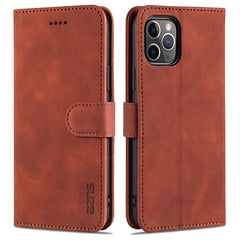 AZNS - Funda de piel con tapa horizontal con textura de piel de becerro, ranuras para tarjetas, soporte y billetera, para iPhone 11 Pro, para iPhone 11, para iPhone 11 Pro Max, para iPhone XS/X, para iPhone XS Max, para iPhone XR