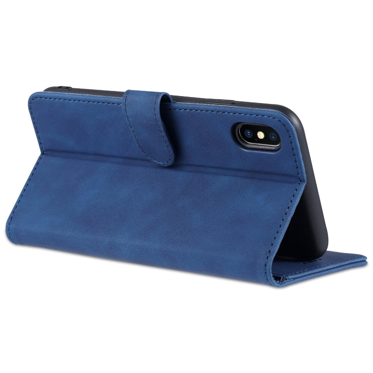 AZNS Skin Feel Calf Texture Horizontal Flip Leather Case with Card Slots & Holder & Wallet, For iPhone XS Max, For iPhone XR AZNS Skin Feel Calf Texture Horizontal Flip Leather Case with Card Slots & Holder & Wallet, For iPhone XS Max, For iPhone XR