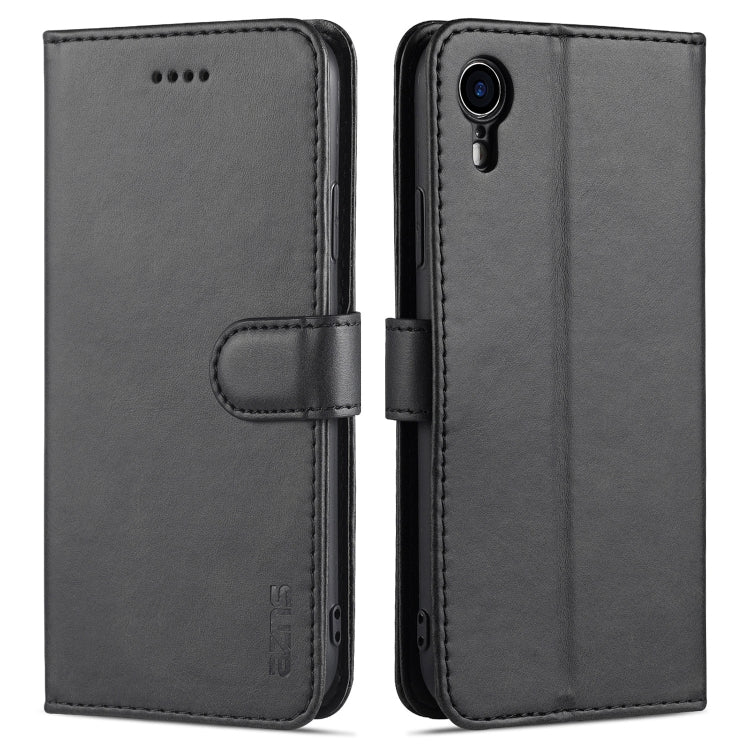 AZNS Skin Feel Calf Texture Horizontal Flip Leather Case with Card Slots & Holder & Wallet, For iPhone XS Max, For iPhone XR AZNS Skin Feel Calf Texture Horizontal Flip Leather Case with Card Slots & Holder & Wallet, For iPhone XS Max, For iPhone XR