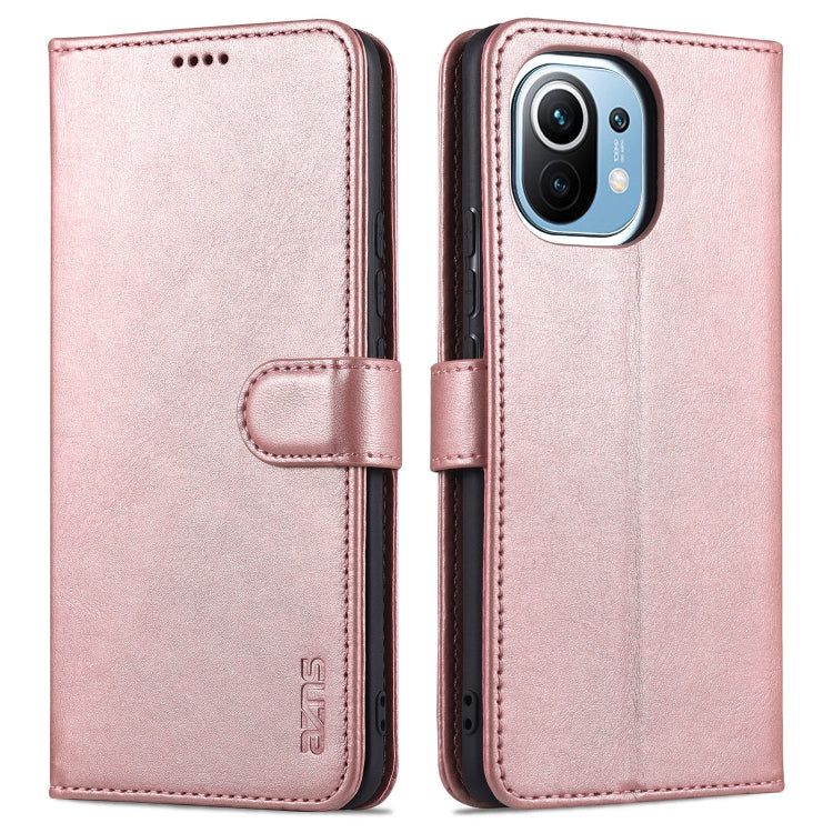 AZNS Skin Feel Calf Texture Horizontal Flip Leather Case with Card Slots & Holder & Wallet, For Xiaomi Mi 11, For vivo Y73s / S7e, For OPPO A15 / A35 4G AZNS Skin Feel Calf Texture Horizontal Flip Leather Case with Card Slots & Holder & Wallet, For Xiaomi Mi 11, For vivo Y73s / S7e, For OPPO A15 / A35 4G