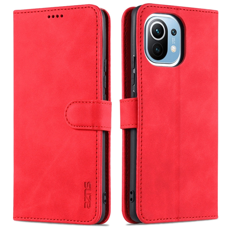 AZNS Skin Feel Calf Texture Horizontal Flip Leather Case with Card Slots & Holder & Wallet, For Xiaomi Mi 11, For vivo Y73s / S7e, For OPPO A15 / A35 4G AZNS Skin Feel Calf Texture Horizontal Flip Leather Case with Card Slots & Holder & Wallet, For Xiaomi Mi 11, For vivo Y73s / S7e, For OPPO A15 / A35 4G