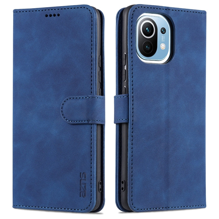 AZNS Skin Feel Calf Texture Horizontal Flip Leather Case with Card Slots & Holder & Wallet, For Xiaomi Mi 11, For vivo Y73s / S7e, For OPPO A15 / A35 4G AZNS Skin Feel Calf Texture Horizontal Flip Leather Case with Card Slots & Holder & Wallet, For Xiaomi Mi 11, For vivo Y73s / S7e, For OPPO A15 / A35 4G